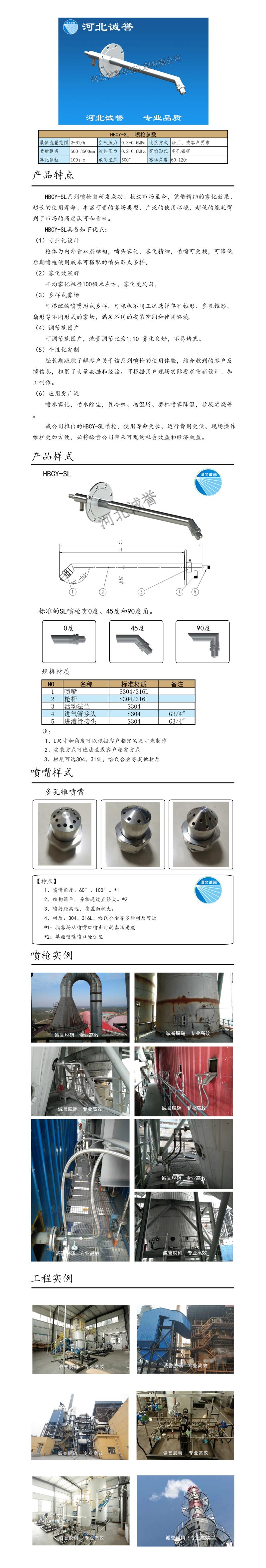 廢液噴槍、保護套、噴槍參數(shù)、材質尺寸、流量分布圖、扇形空心錐俯視圖介紹以及廢液噴槍霧化視頻展示和工程案例介紹